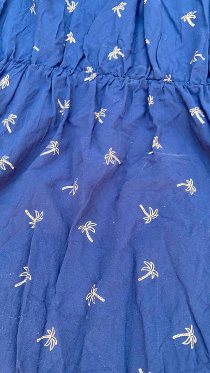 Robe enfant taille 12 ans marine et dorée - photo numéro 2