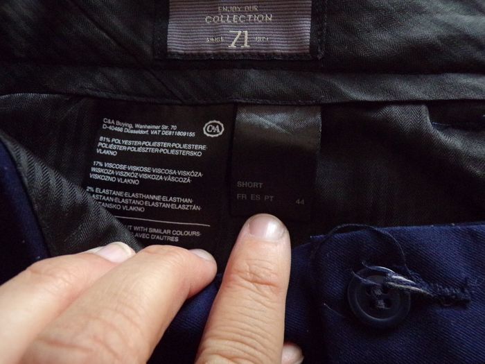 Pantalon marine Angelo Litrico T44 - photo numéro 3