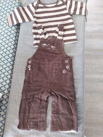 Ensemble salopette 9mois