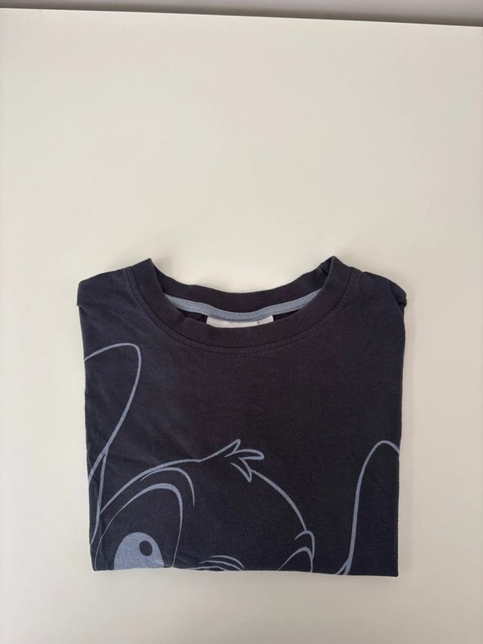 T shirt manche courte Stitch - Type croc top overside - Taille XS - Disney - photo numéro 6