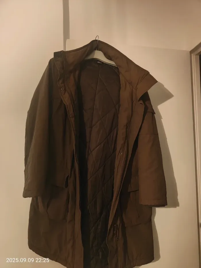 Parka  longue kaki