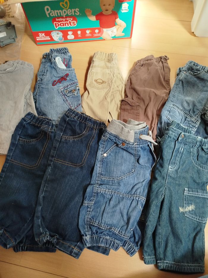 Lot pantalon bébé garçon