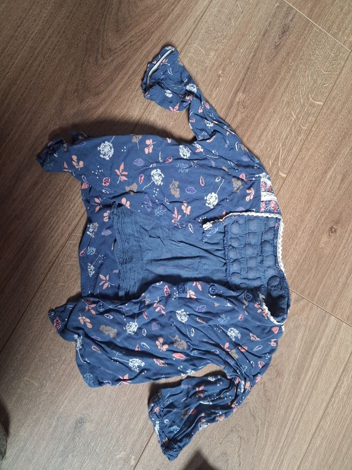 Lot de 4 t shirts fille 6 mois - photo numéro 4