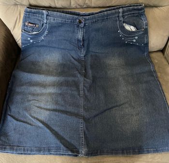 Jupe jean stone