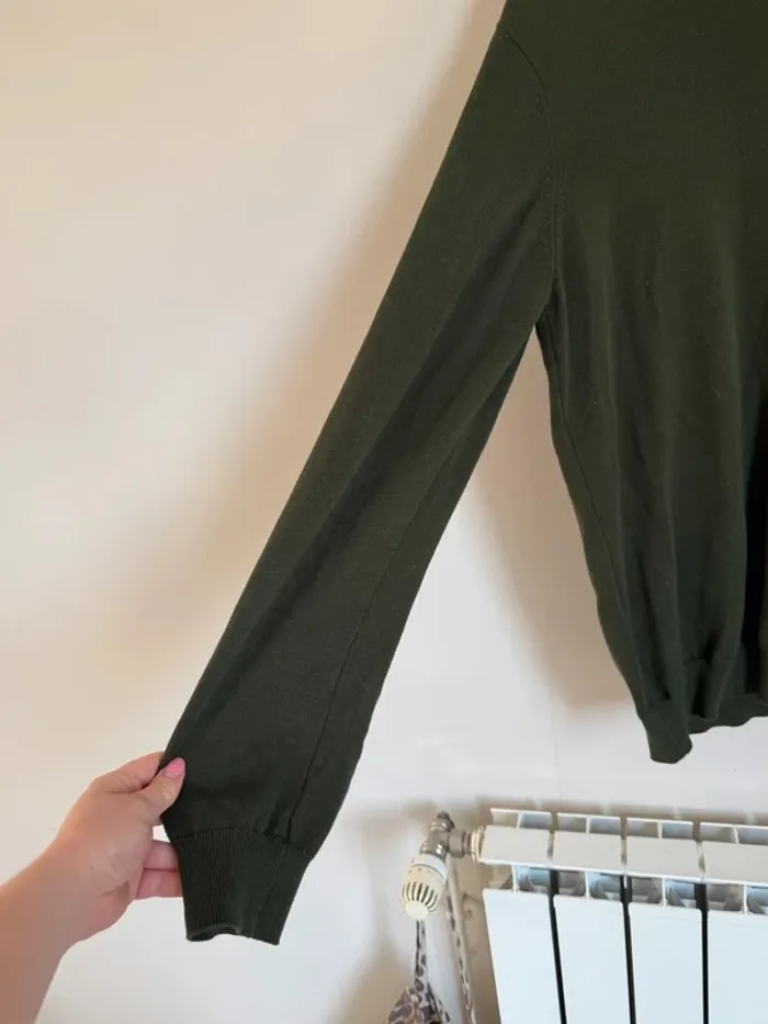 Pull Lacoste kaki - photo numéro 5