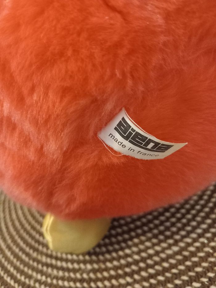 Peluche oiseau multicouleurs Ajena vintage 34cm - photo numéro 7