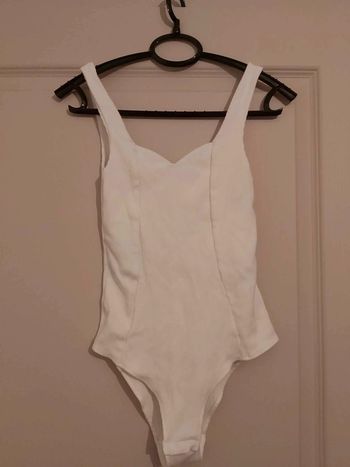 Body côtolé blanc