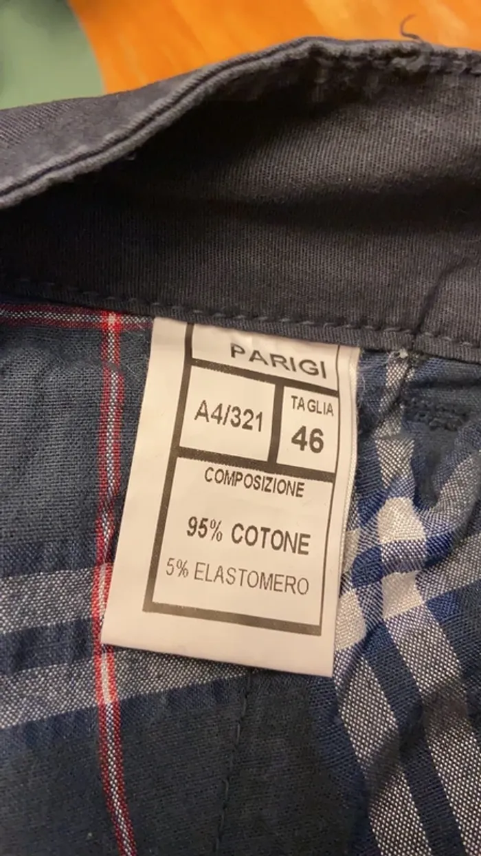 Pantalon tissus bleu marine - photo numéro 4