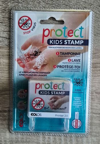 Tampon protect kids stamp - L'allié du lavage des mains neuf