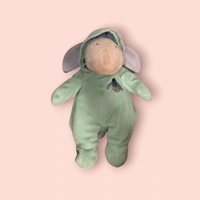 Peluche doudou bourriquet en pyjama Disney - photo numéro 2