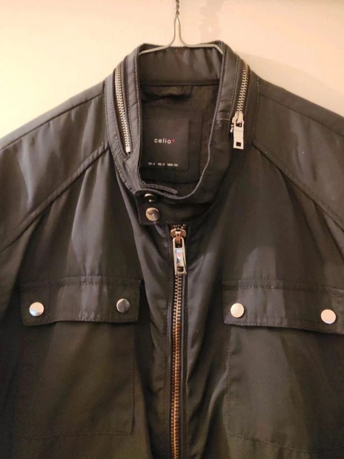 Veste zippée Nuprady noire Celio taille S - photo numéro 2