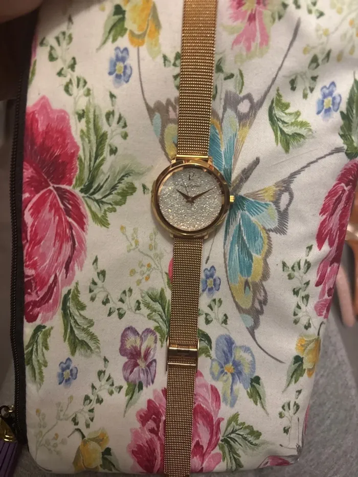Montre Pierre lannier doré rose - photo numéro 2