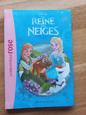 Livre bibliotheque rose 6/8 ans reine des neiges tome 1