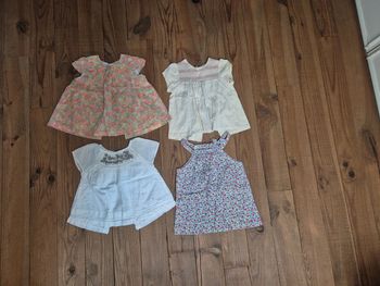 Lot de 4 tuniques bebe fille