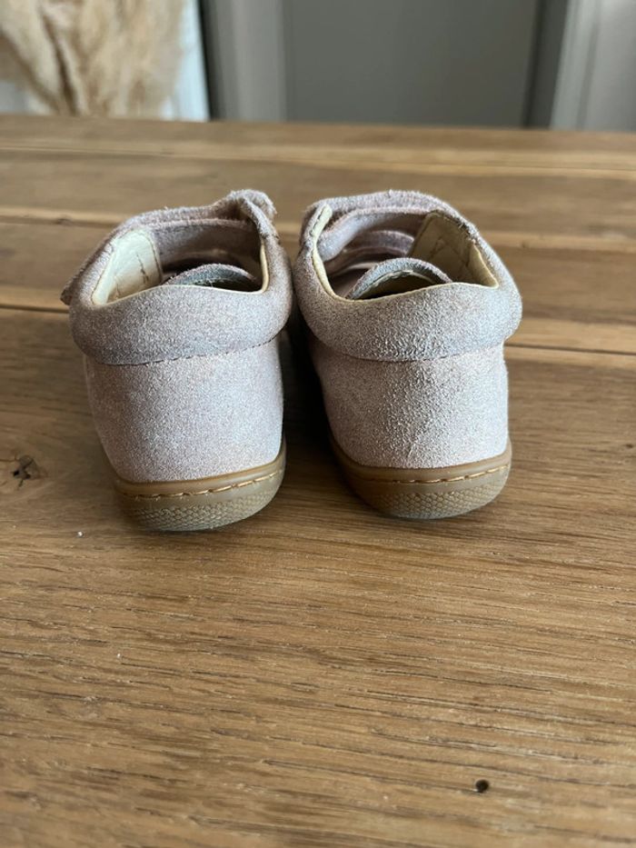 Chaussures à scratch rose Naturino - photo numéro 3