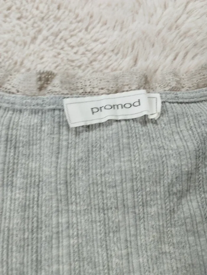 Body manches longues gris Promod 36 - photo numéro 3