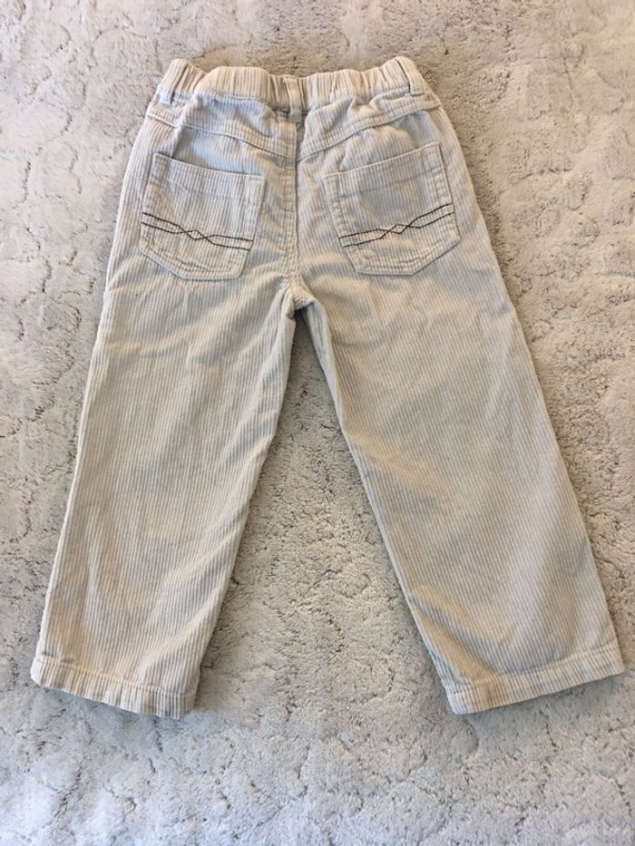 Pantalon velours crème - Kidkanaï - 4 ans - photo numéro 2