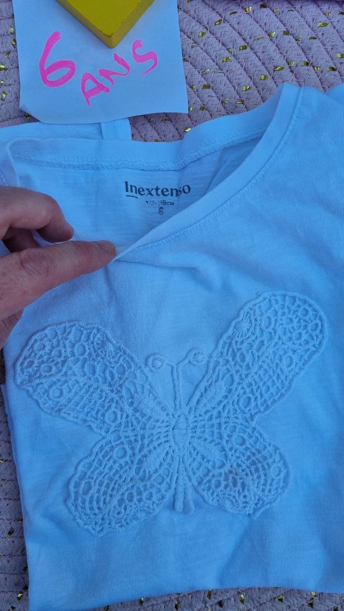 Lot 6 t shirt manches courtes 6 ans - photo numéro 3