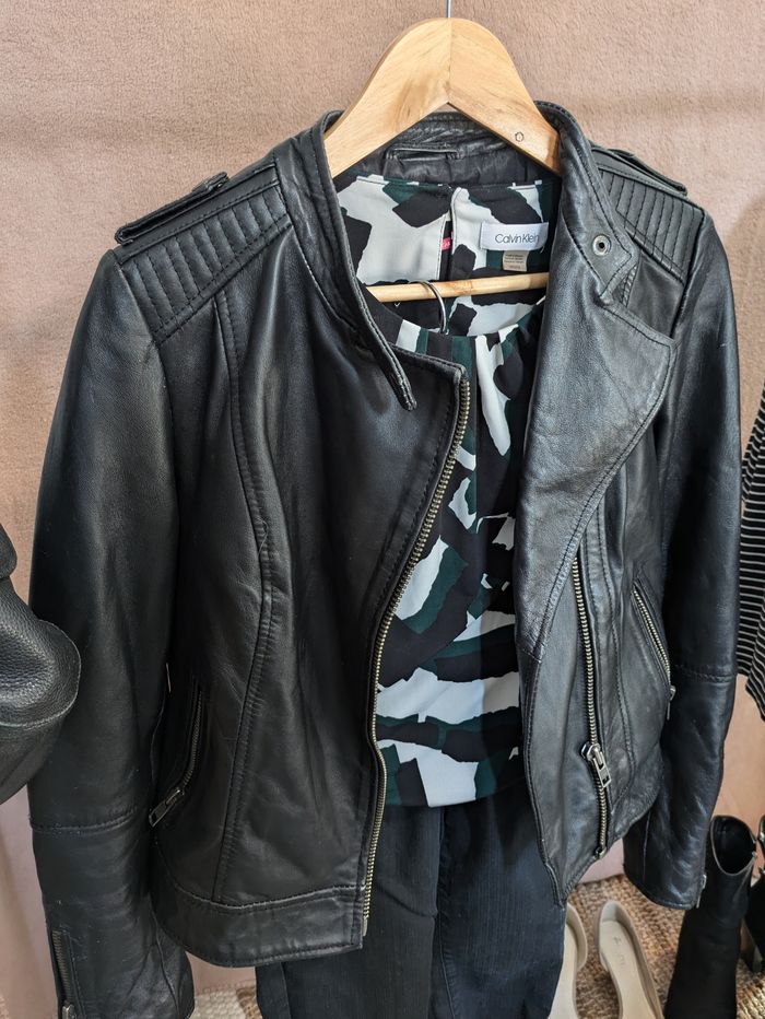 Perfecto cuir Naf Naf - photo numéro 2