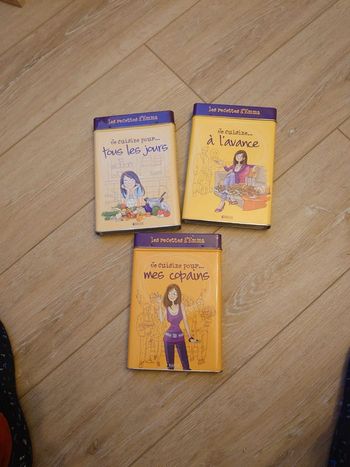 3 coffrets Les recettes d'Emma 3 boîtes je cuisine