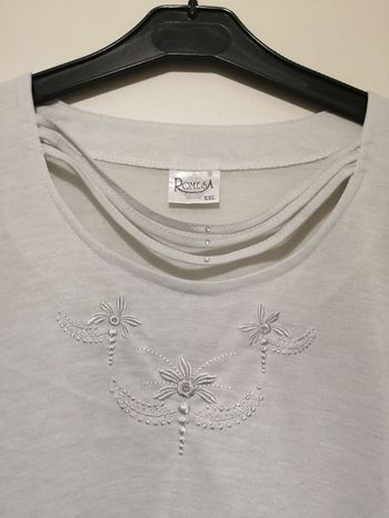 Tee shirt Pomesa gris. Taille XL/XXL