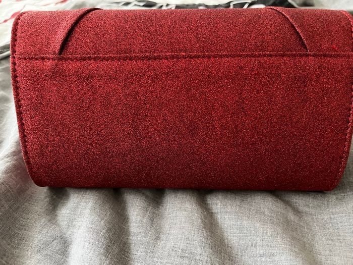 Pochette rouge argenté - photo numéro 7