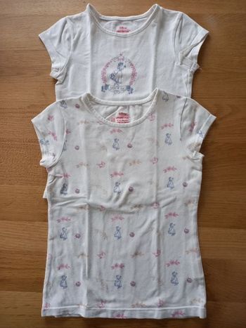 lot de 2 maillots de corps disney 6A-116cm