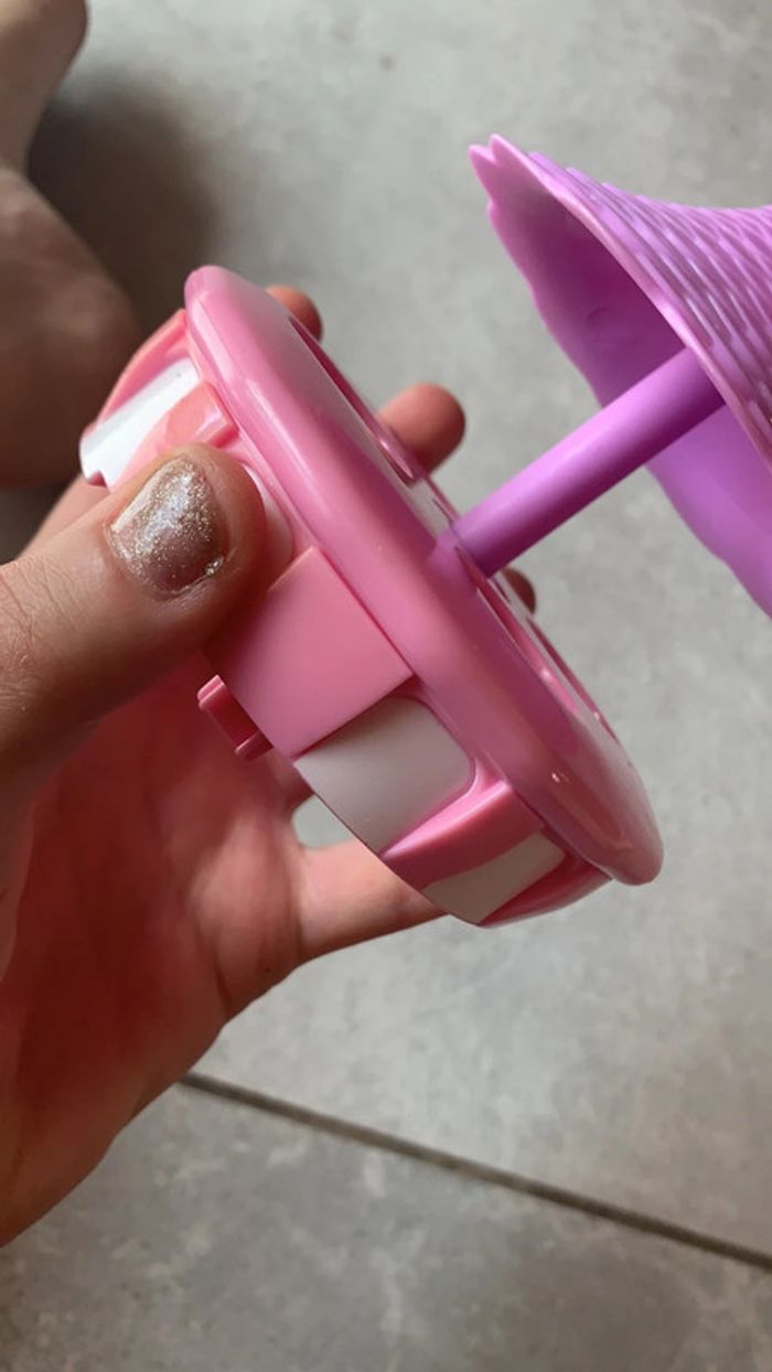 Jouet table tournante miniature pour poupée - photo numéro 3