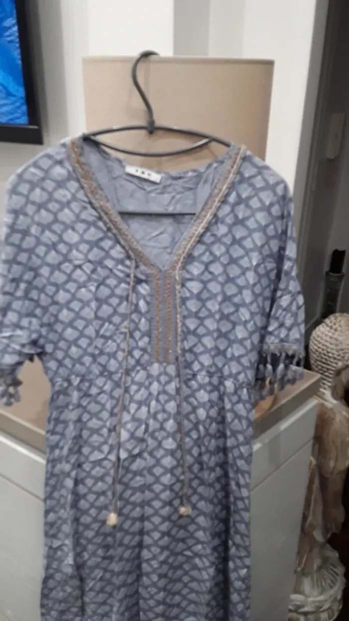 Robe été bleu