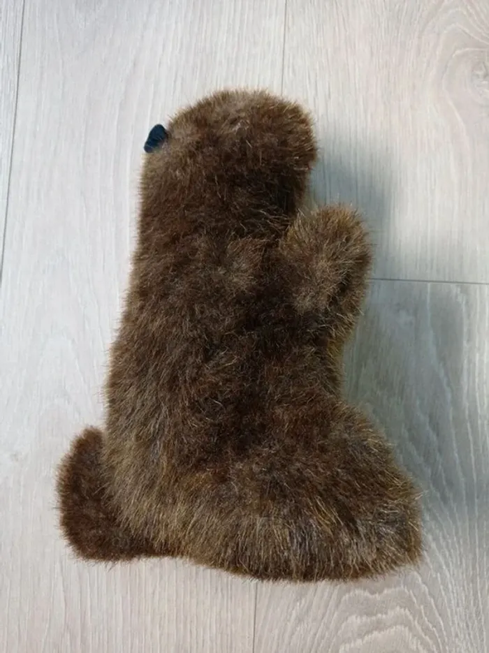Peluche marmotte marron Bonato - photo numéro 2