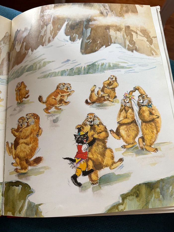 Livre album bd Pierre Probst collector relié rouge Caroline dans les Alpages montagne - photo numéro 6