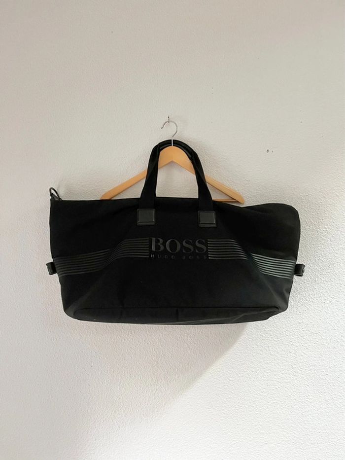 Sac de voyage noir Hugo Boss
