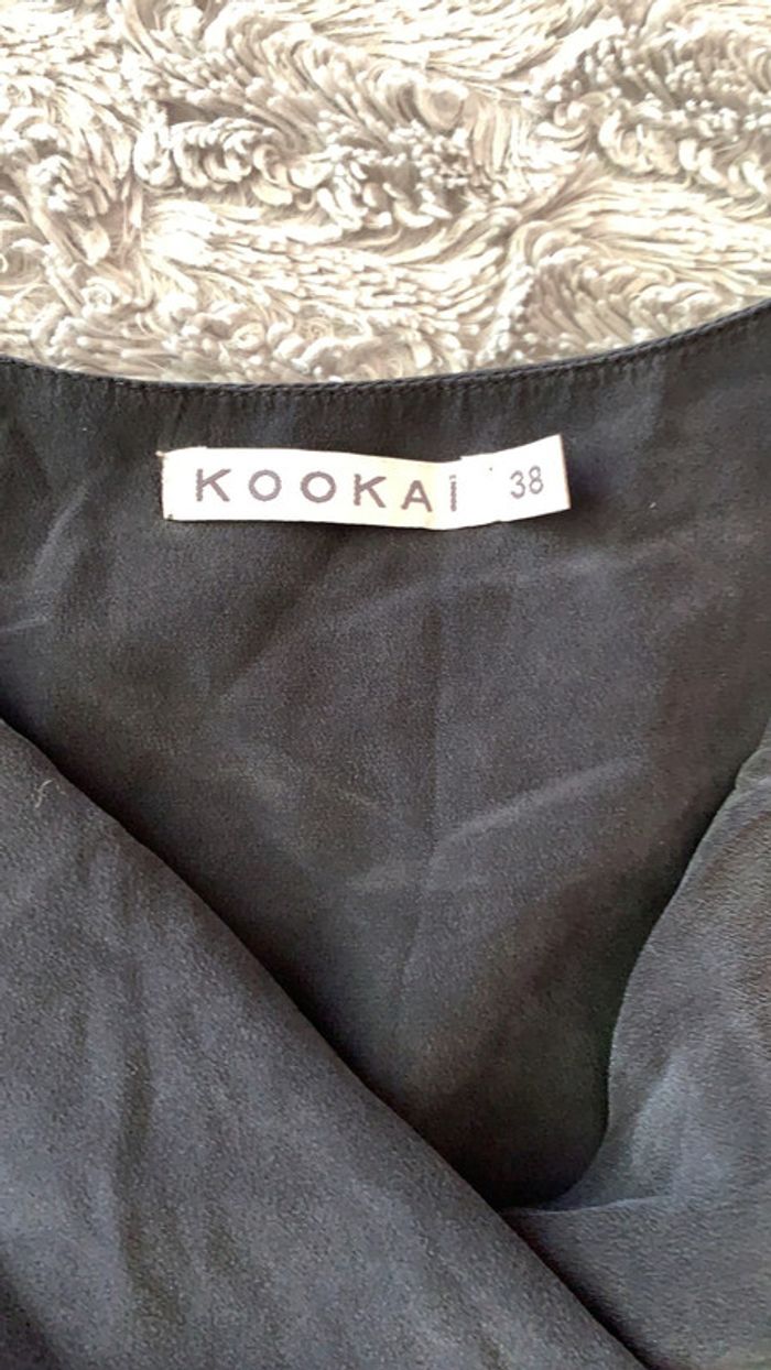 Robe noire Kookai taille 38 - photo numéro 2