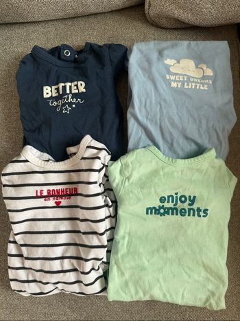 Lot de 4 pyjamas coton
