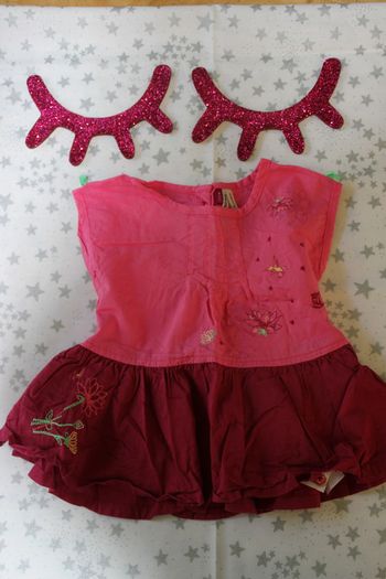 jolie robe rose legere 6 mois