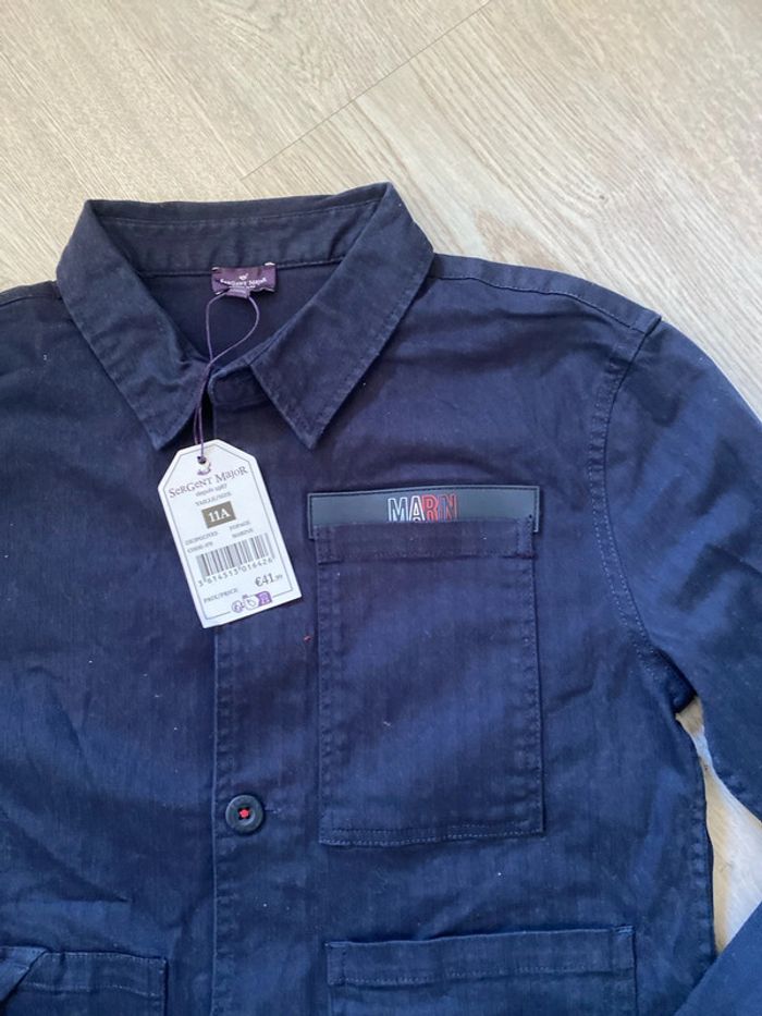 Veste chemise Sergent Major taille 11 ans Neuve val 41,99 - photo numéro 2