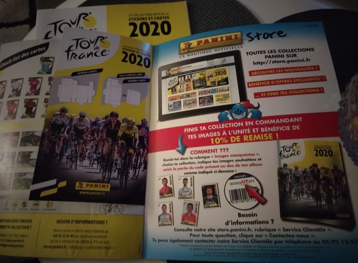 Lot ou à l'unité Album "Tour de France 2020" Panini  neufs - photo numéro 4
