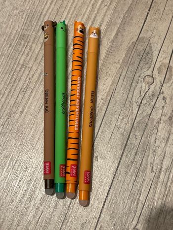 4 stylos Legami Milano officiels 