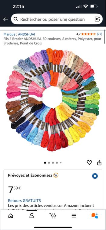 Fil broderie