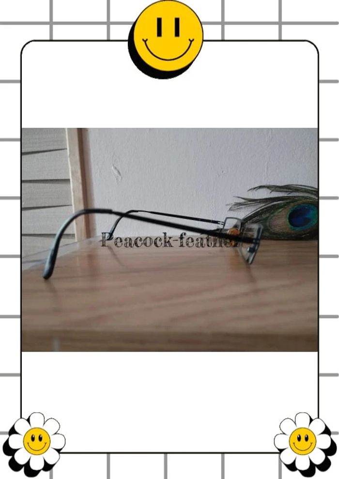 Monture de lunettes de vue noire - photo numéro 6