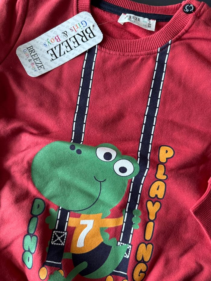 Ensemble neuf 3 ans Breeze Dinosaure rouge - photo numéro 3