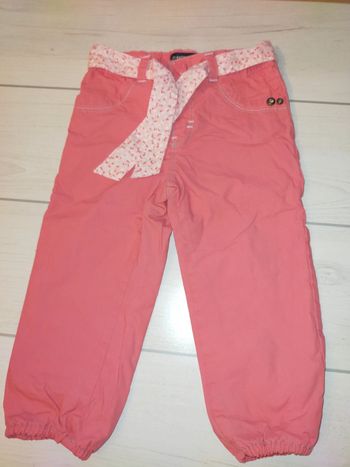 Pantalon toile in extenso 24 mois