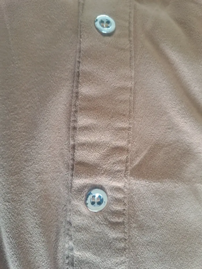 Chemise Camel effet Daim MIM Taille 36 - photo numéro 10