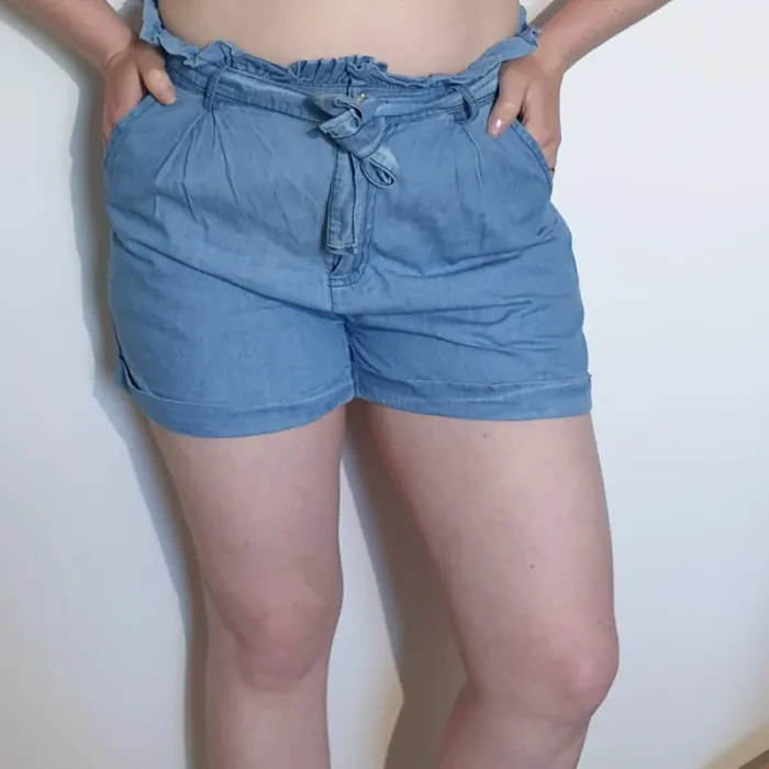 Short en jeans