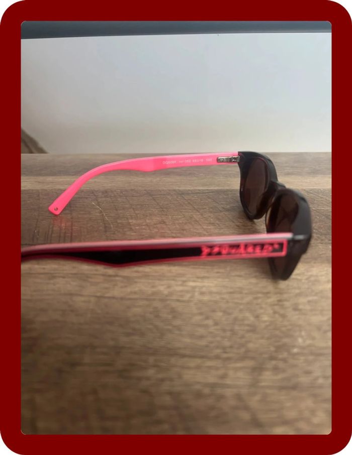 Lunette de soleil Dsquared2 marron rose - photo numéro 5