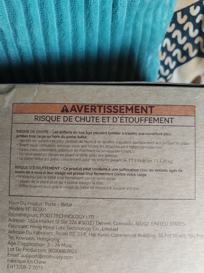 Porte bébé physiologique - photo numéro 2