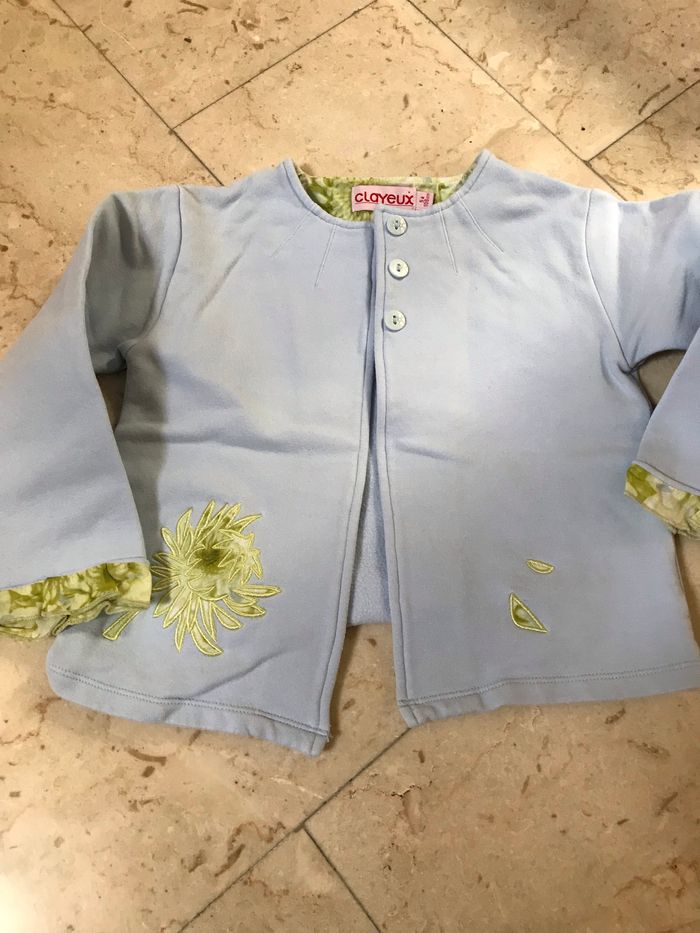 Cardigan Bleu Ciel CLAYEUX