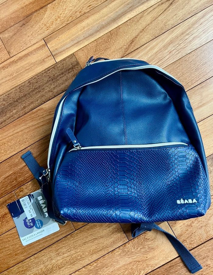 Sac a dos a langer San Francisco  Beaba bleu jamais utilisé - photo numéro 7