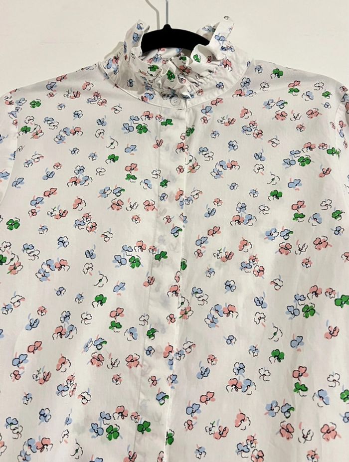 Chemise Fleurie Modèle Colomb Claudie Pierlot Taille 38 - photo numéro 9