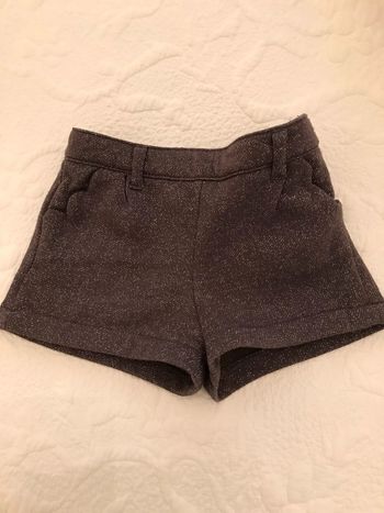 Short d'hiver Gris Pailleté 4 Ans